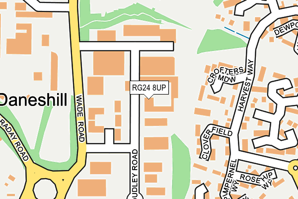 RG24 8UP map - OS OpenMap – Local (Ordnance Survey) RG24 8UP map - OS OpenMap – Local (Ordnance Survey)
