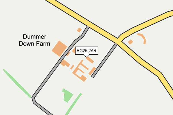 RG25 2AR map - OS OpenMap – Local (Ordnance Survey) RG25 2AR map - OS OpenMap – Local (Ordnance Survey)