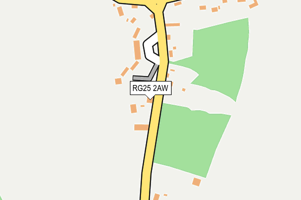 RG25 2AW map - OS OpenMap – Local (Ordnance Survey) RG25 2AW map - OS OpenMap – Local (Ordnance Survey)