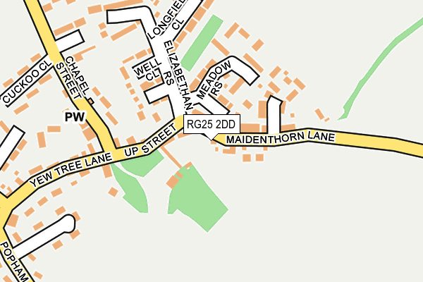 RG25 2DD map - OS OpenMap – Local (Ordnance Survey) RG25 2DD map - OS OpenMap – Local (Ordnance Survey)