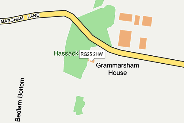 RG25 2HW map - OS OpenMap – Local (Ordnance Survey) RG25 2HW map - OS OpenMap – Local (Ordnance Survey)