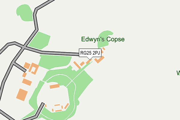 RG25 2PJ map - OS OpenMap – Local (Ordnance Survey) RG25 2PJ map - OS OpenMap – Local (Ordnance Survey)