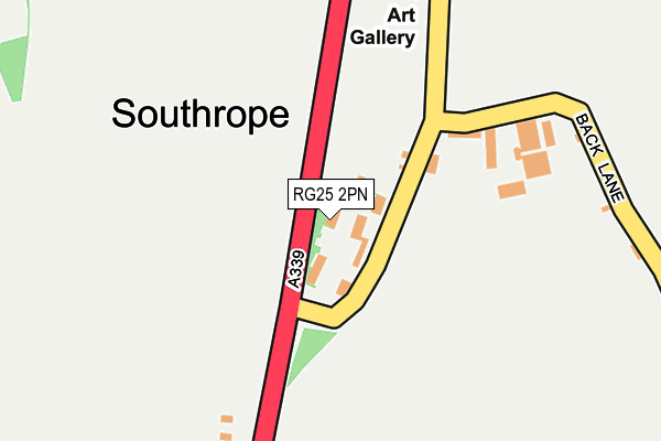 RG25 2PN map - OS OpenMap – Local (Ordnance Survey) RG25 2PN map - OS OpenMap – Local (Ordnance Survey)