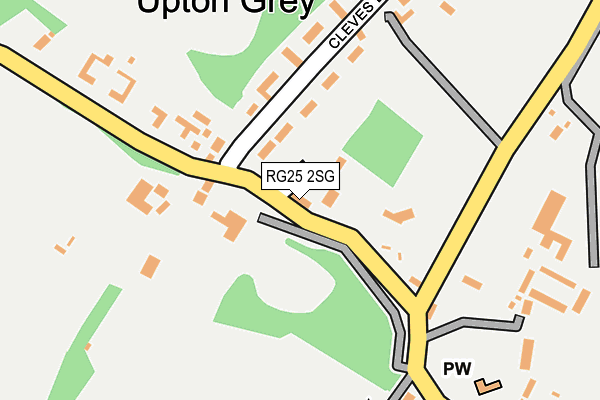RG25 2SG map - OS OpenMap – Local (Ordnance Survey) RG25 2SG map - OS OpenMap – Local (Ordnance Survey)