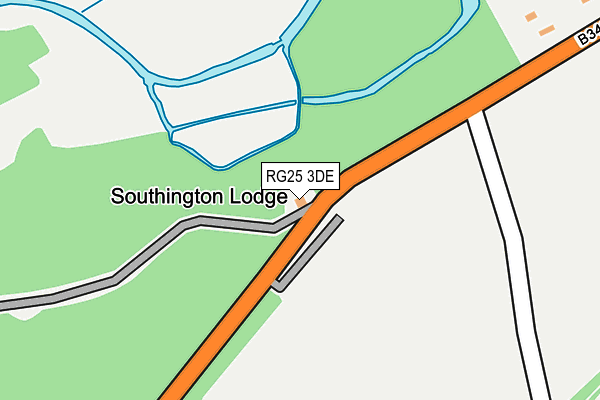 RG25 3DE map - OS OpenMap – Local (Ordnance Survey) RG25 3DE map - OS OpenMap – Local (Ordnance Survey)