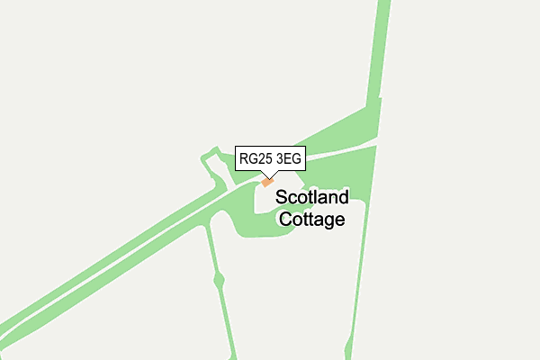 RG25 3EG map - OS OpenMap – Local (Ordnance Survey) RG25 3EG map - OS OpenMap – Local (Ordnance Survey)