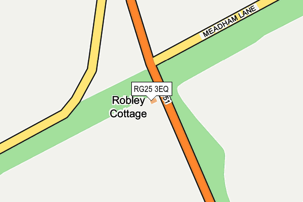 RG25 3EQ map - OS OpenMap – Local (Ordnance Survey) RG25 3EQ map - OS OpenMap – Local (Ordnance Survey)