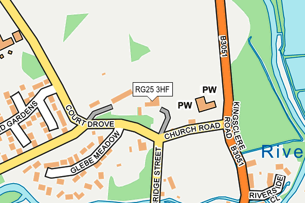 RG25 3HF map - OS OpenMap – Local (Ordnance Survey) RG25 3HF map - OS OpenMap – Local (Ordnance Survey)