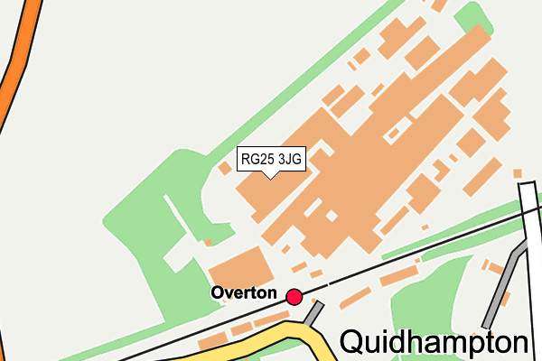 RG25 3JG map - OS OpenMap – Local (Ordnance Survey) RG25 3JG map - OS OpenMap – Local (Ordnance Survey)