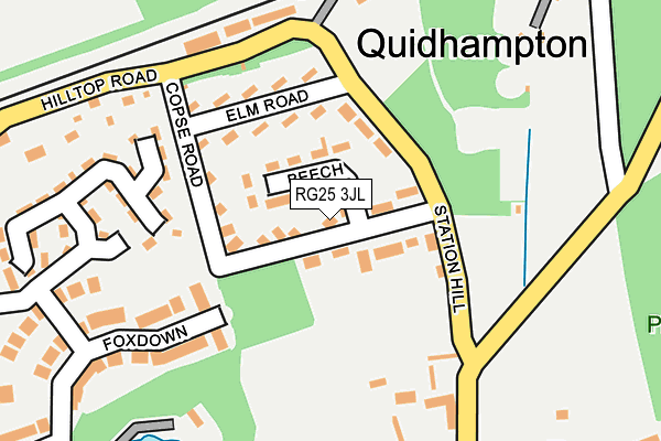 RG25 3JL map - OS OpenMap – Local (Ordnance Survey) RG25 3JL map - OS OpenMap – Local (Ordnance Survey)