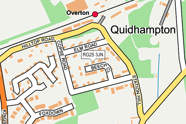 RG25 3JN map - OS OpenMap – Local (Ordnance Survey) RG25 3JN map - OS OpenMap – Local (Ordnance Survey)