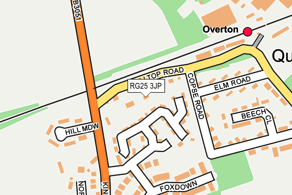 RG25 3JP map - OS OpenMap – Local (Ordnance Survey) RG25 3JP map - OS OpenMap – Local (Ordnance Survey)