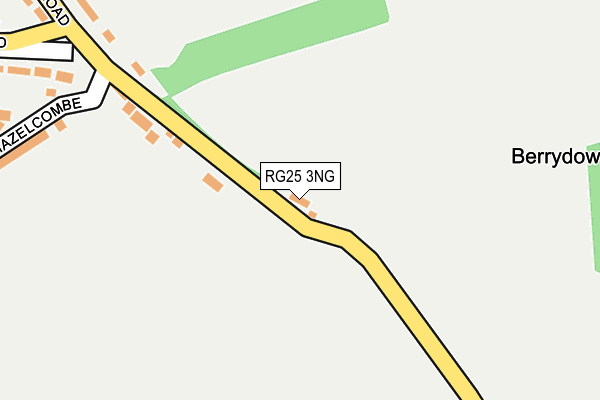RG25 3NG map - OS OpenMap – Local (Ordnance Survey) RG25 3NG map - OS OpenMap – Local (Ordnance Survey)
