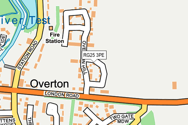RG25 3PE map - OS OpenMap – Local (Ordnance Survey) RG25 3PE map - OS OpenMap – Local (Ordnance Survey)