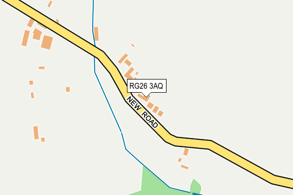 RG26 3AQ map - OS OpenMap – Local (Ordnance Survey) RG26 3AQ map - OS OpenMap – Local (Ordnance Survey)