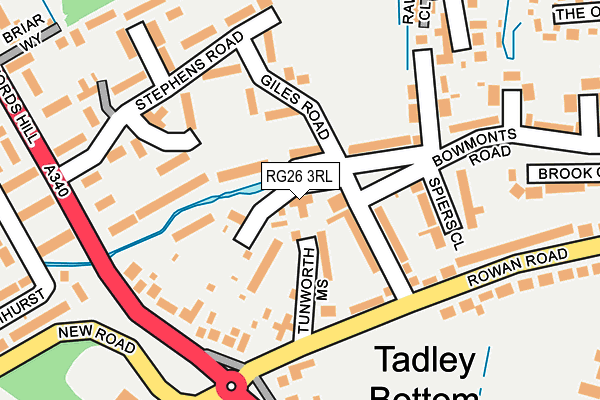 RG26 3RL map - OS OpenMap – Local (Ordnance Survey) RG26 3RL map - OS OpenMap – Local (Ordnance Survey)