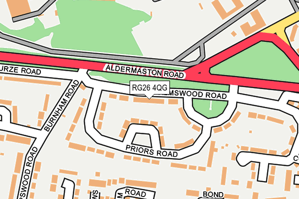 RG26 4QG map - OS OpenMap – Local (Ordnance Survey) RG26 4QG map - OS OpenMap – Local (Ordnance Survey)