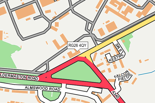 RG26 4QY map - OS OpenMap – Local (Ordnance Survey) RG26 4QY map - OS OpenMap – Local (Ordnance Survey)