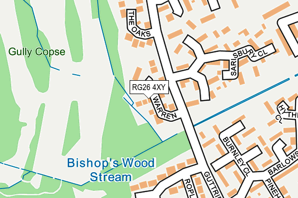 RG26 4XY map - OS OpenMap – Local (Ordnance Survey) RG26 4XY map - OS OpenMap – Local (Ordnance Survey)