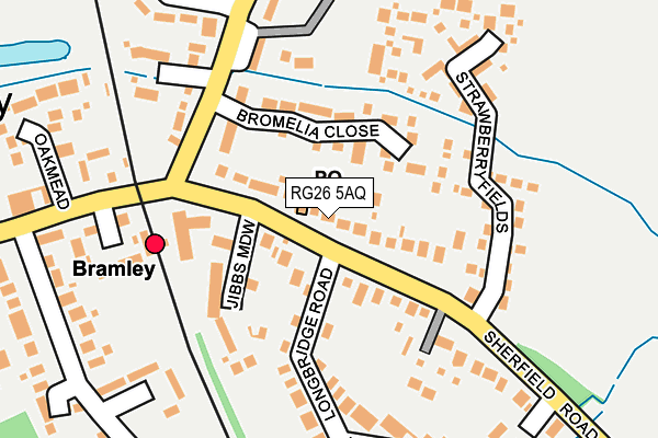 RG26 5AQ map - OS OpenMap – Local (Ordnance Survey) RG26 5AQ map - OS OpenMap – Local (Ordnance Survey)