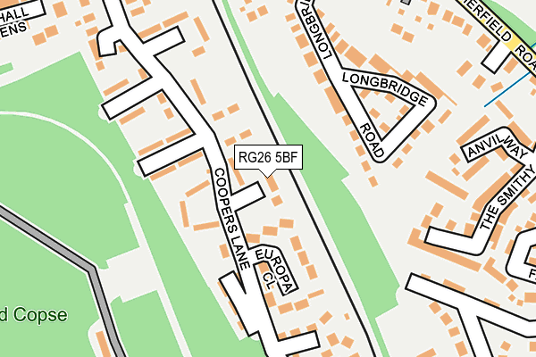 RG26 5BF map - OS OpenMap – Local (Ordnance Survey) RG26 5BF map - OS OpenMap – Local (Ordnance Survey)