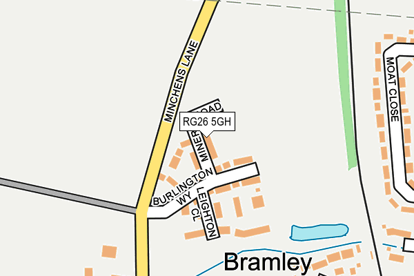 RG26 5GH map - OS OpenMap – Local (Ordnance Survey) RG26 5GH map - OS OpenMap – Local (Ordnance Survey)