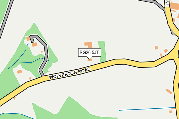RG26 5JT map - OS OpenMap – Local (Ordnance Survey) RG26 5JT map - OS OpenMap – Local (Ordnance Survey)