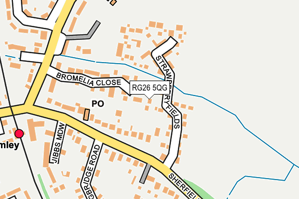 RG26 5QG map - OS OpenMap – Local (Ordnance Survey) RG26 5QG map - OS OpenMap – Local (Ordnance Survey)