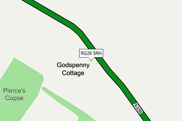 RG26 5RH map - OS OpenMap – Local (Ordnance Survey) RG26 5RH map - OS OpenMap – Local (Ordnance Survey)