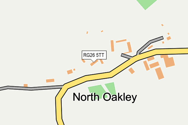 RG26 5TT map - OS OpenMap – Local (Ordnance Survey) RG26 5TT map - OS OpenMap – Local (Ordnance Survey)