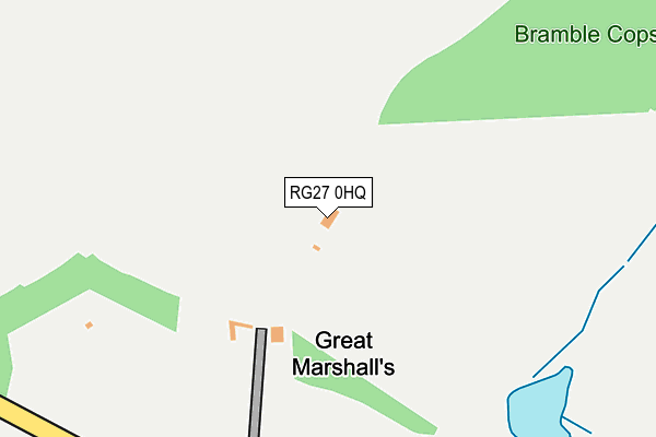 RG27 0HQ map - OS OpenMap – Local (Ordnance Survey) RG27 0HQ map - OS OpenMap – Local (Ordnance Survey)