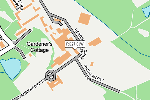 RG27 0JW map - OS OpenMap – Local (Ordnance Survey) RG27 0JW map - OS OpenMap – Local (Ordnance Survey)