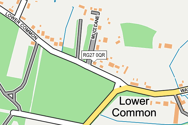 RG27 0QR map - OS OpenMap – Local (Ordnance Survey) RG27 0QR map - OS OpenMap – Local (Ordnance Survey)