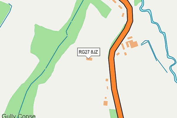 RG27 8JZ map - OS OpenMap – Local (Ordnance Survey) RG27 8JZ map - OS OpenMap – Local (Ordnance Survey)