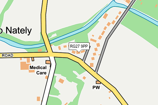 RG27 9PP map - OS OpenMap – Local (Ordnance Survey) RG27 9PP map - OS OpenMap – Local (Ordnance Survey)