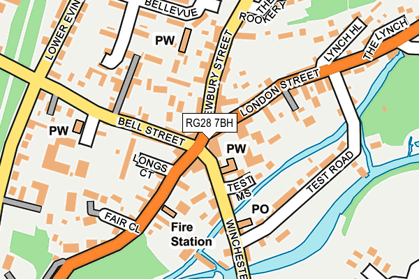 RG28 7BH map - OS OpenMap – Local (Ordnance Survey) RG28 7BH map - OS OpenMap – Local (Ordnance Survey)