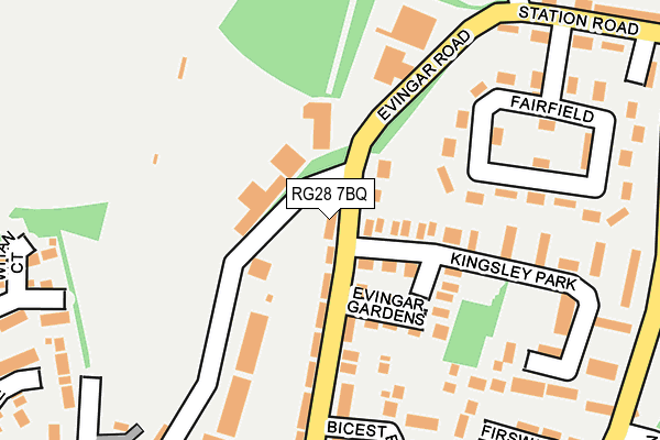 RG28 7BQ map - OS OpenMap – Local (Ordnance Survey) RG28 7BQ map - OS OpenMap – Local (Ordnance Survey)