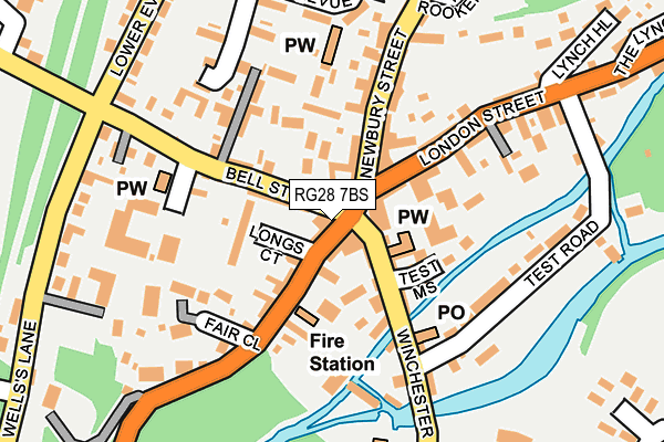 RG28 7BS map - OS OpenMap – Local (Ordnance Survey) RG28 7BS map - OS OpenMap – Local (Ordnance Survey)