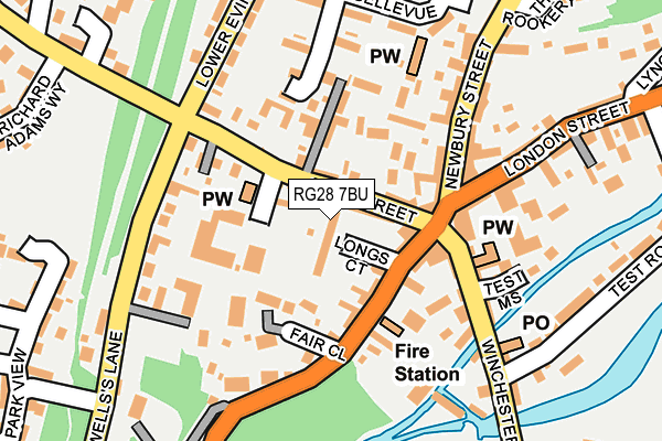 RG28 7BU map - OS OpenMap – Local (Ordnance Survey) RG28 7BU map - OS OpenMap – Local (Ordnance Survey)