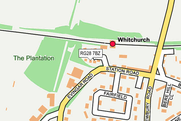 RG28 7BZ map - OS OpenMap – Local (Ordnance Survey) RG28 7BZ map - OS OpenMap – Local (Ordnance Survey)