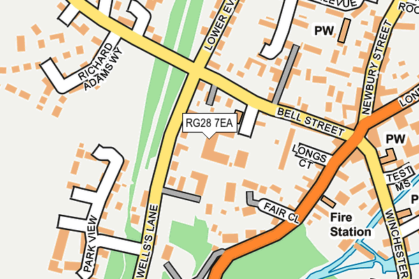 RG28 7EA map - OS OpenMap – Local (Ordnance Survey) RG28 7EA map - OS OpenMap – Local (Ordnance Survey)