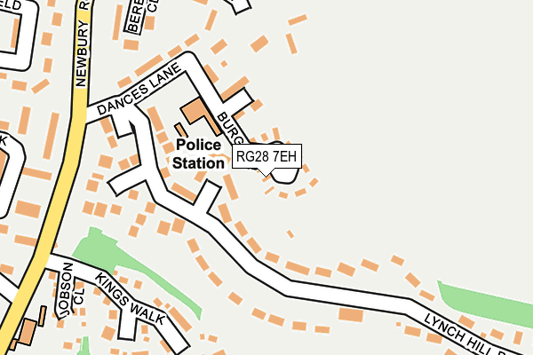 RG28 7EH map - OS OpenMap – Local (Ordnance Survey) RG28 7EH map - OS OpenMap – Local (Ordnance Survey)