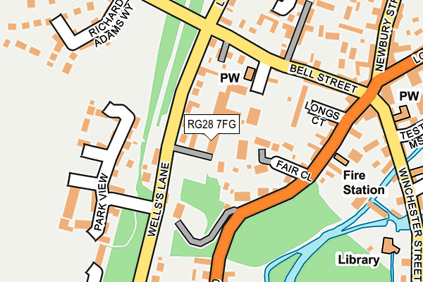 RG28 7FG map - OS OpenMap – Local (Ordnance Survey) RG28 7FG map - OS OpenMap – Local (Ordnance Survey)
