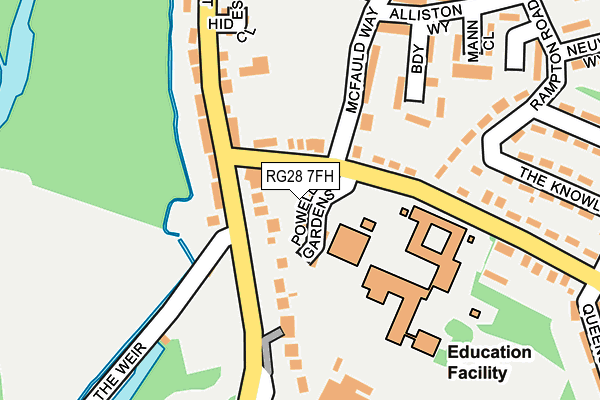 RG28 7FH map - OS OpenMap – Local (Ordnance Survey) RG28 7FH map - OS OpenMap – Local (Ordnance Survey)