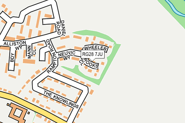 RG28 7JU map - OS OpenMap – Local (Ordnance Survey) RG28 7JU map - OS OpenMap – Local (Ordnance Survey)