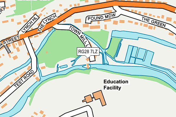 RG28 7LZ map - OS OpenMap – Local (Ordnance Survey)