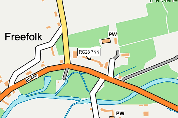 RG28 7NN map - OS OpenMap – Local (Ordnance Survey) RG28 7NN map - OS OpenMap – Local (Ordnance Survey)