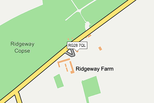 RG28 7QL map - OS OpenMap – Local (Ordnance Survey) RG28 7QL map - OS OpenMap – Local (Ordnance Survey)