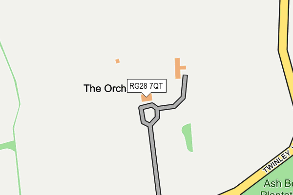 RG28 7QT map - OS OpenMap – Local (Ordnance Survey) RG28 7QT map - OS OpenMap – Local (Ordnance Survey)
