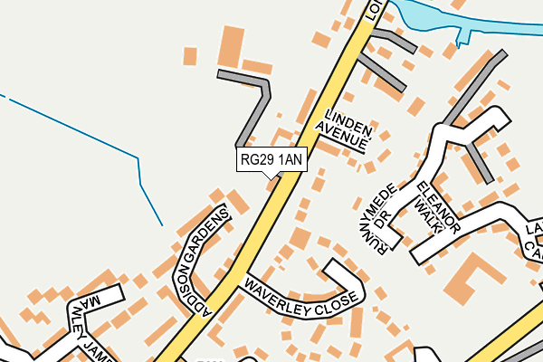 RG29 1AN map - OS OpenMap – Local (Ordnance Survey) RG29 1AN map - OS OpenMap – Local (Ordnance Survey)